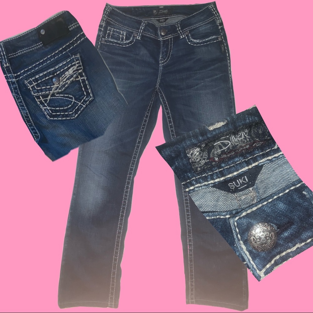 COPY - Silver Y2K jeans